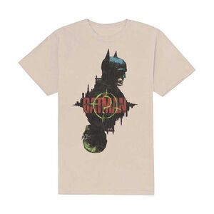 Batman Unisex Adult Question Mark Cotton T-Shirt / Natural